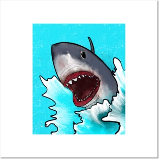 Shark Attack Posters and Art